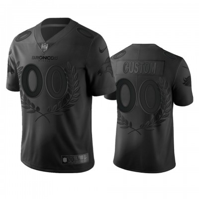 Denver Broncos Custom Men's Nike Black NFL MVP Limited Edition Jersey